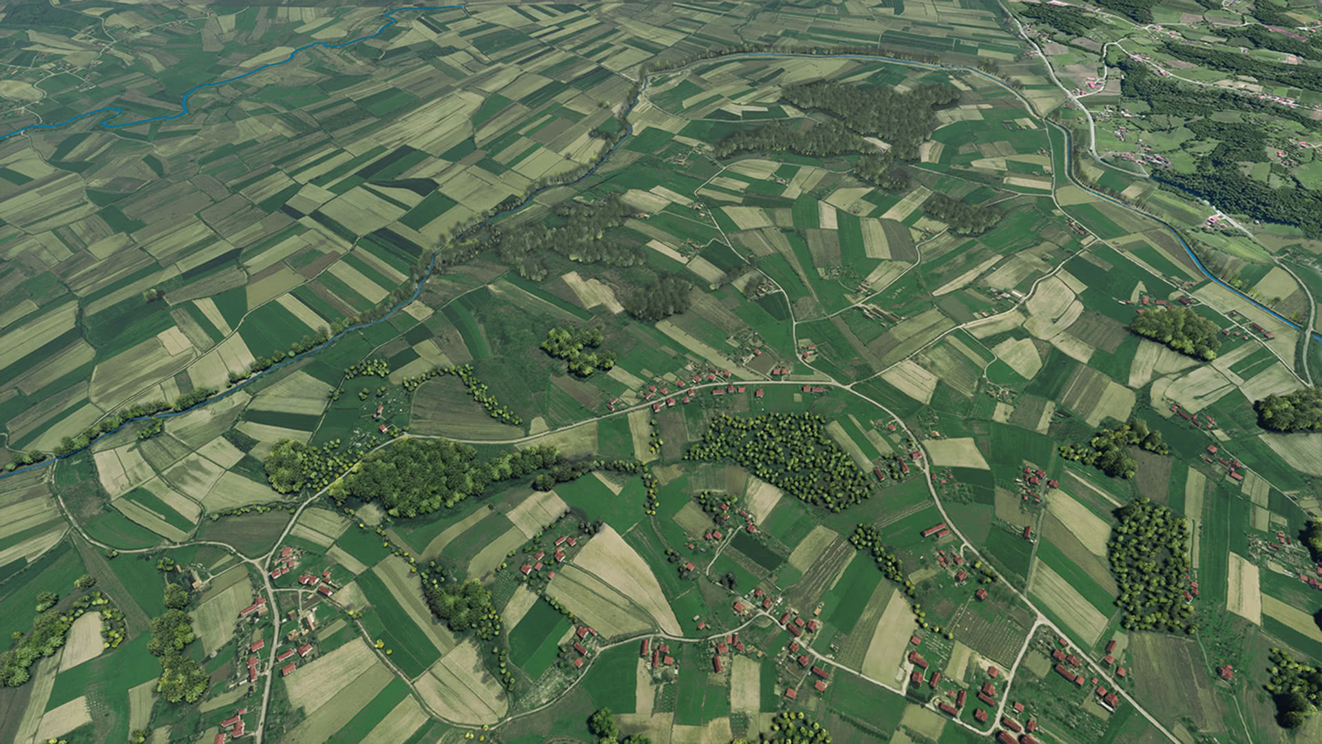 The proposed project area, prior to development
